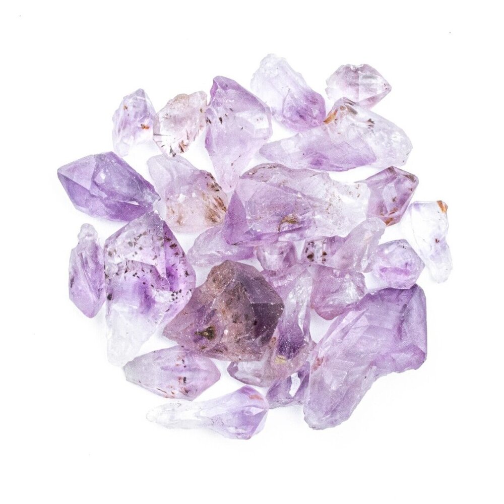 50g Amethyst Points & Pieces Natural Rough Crystals Bulk Gemstones Wholesale
